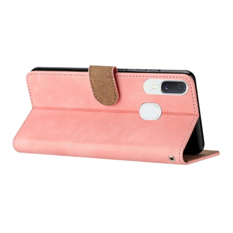 For Samsung Galaxy A20 / A30 Seven Butterflies Embossed Leather Phone Case(Pink) - Galaxy Phone Cases by PMC TechLife | Online Shopping South Africa | PMC TechLife | Buy Now Pay Later Mobicred