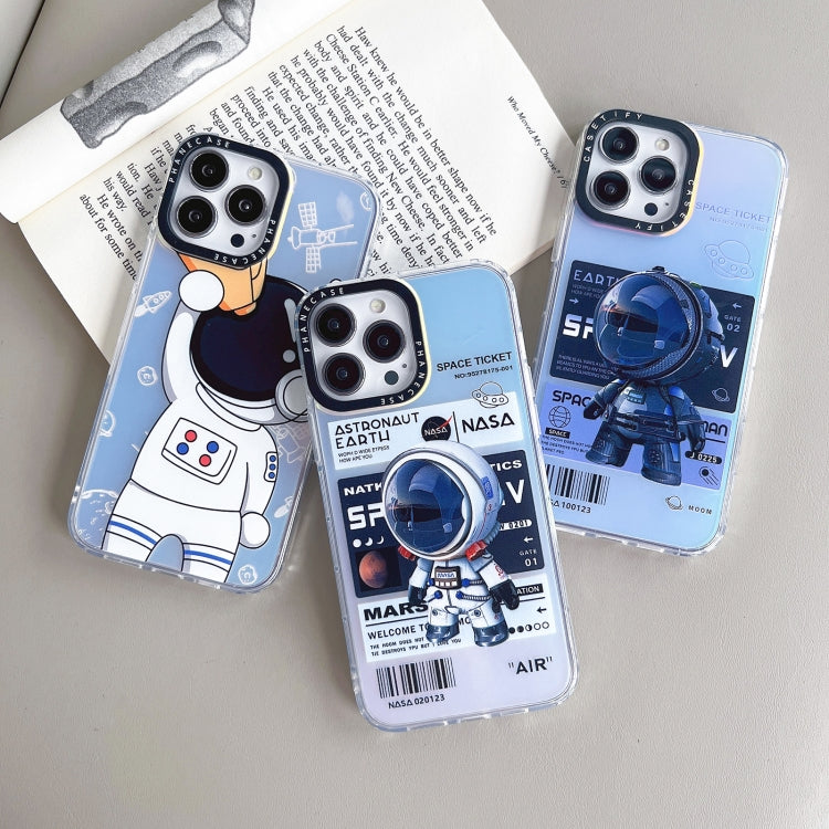 For iPhone 11 Pro Max Astronaut Pattern Shockproof PC Protective Phone Case(Black) - iPhone 11 Pro Max Cases by PMC Jewellery | Online Shopping South Africa | PMC Jewellery