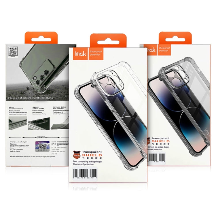 For Xiaomi Redmi Note 13 Pro+ imak Shockproof Airbag TPU Phone Case(Transparent) - free shipping - PMC TechLife - Order now!