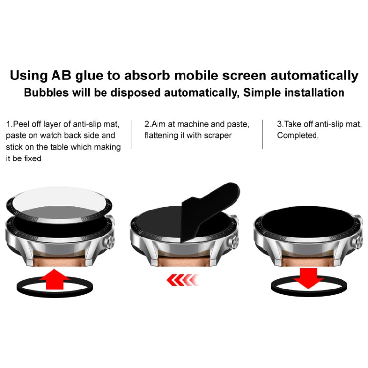 Compatible with Garmin Compatible witherunner 265 IMAK Plexiglass HD Watch Protective Film - Screen Protector by imak | Online Shopping South Africa | PMC TechLife | Buy Now Pay Later Mobicred