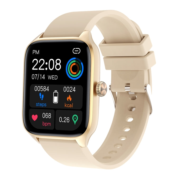 T19 Pro 1.96 inch IP67 Waterproof Silicone Band Smart Watch, Supports Dual-mode Bluetooth Call / Heart Rate Monitoring(Gold) - Smart Watches by PMC Jewellery | Online Shopping South Africa | PMC Jewellery