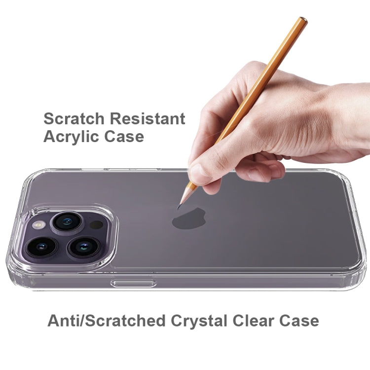 For iPhone 15 Pro Max Scratchproof Acrylic TPU Phone Case(Black) - free shipping - PMC TechLife - Order now!
