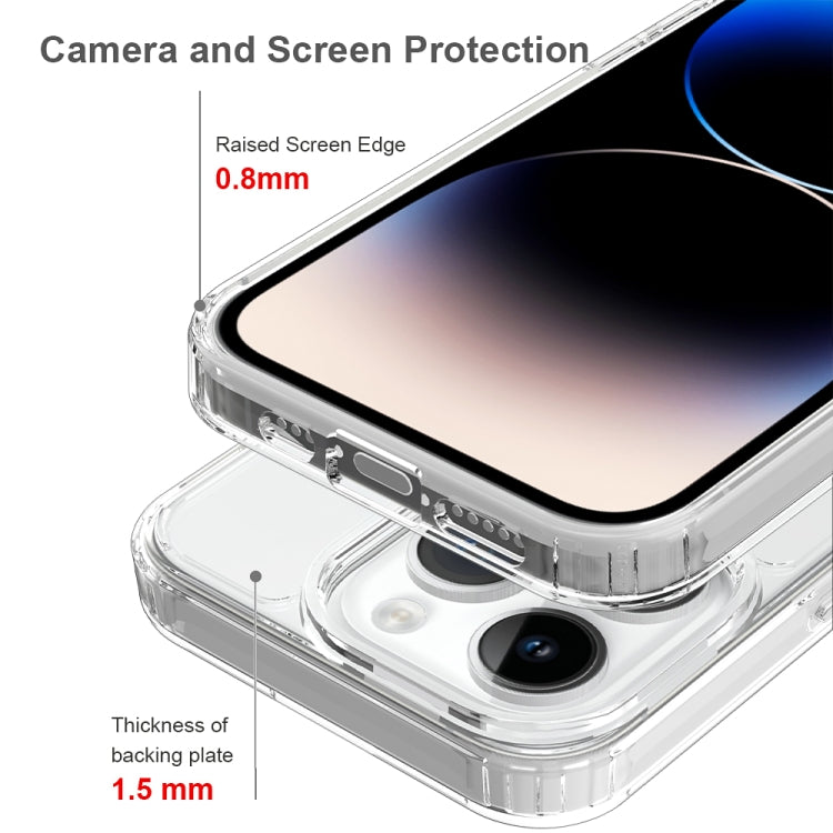 For iPhone 15 Pro Scratchproof Acrylic TPU Phone Case(Transparent) - free shipping - PMC TechLife - Order now!