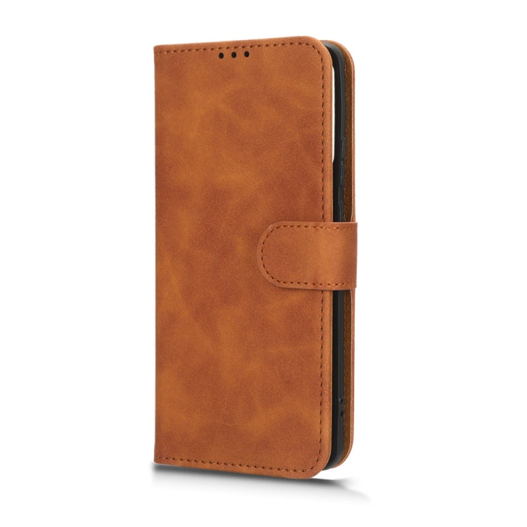 For Motorola Edge 40 Skin Feel Magnetic Flip Leather Phone Case(Brown) - free shipping - PMC TechLife - Order now!