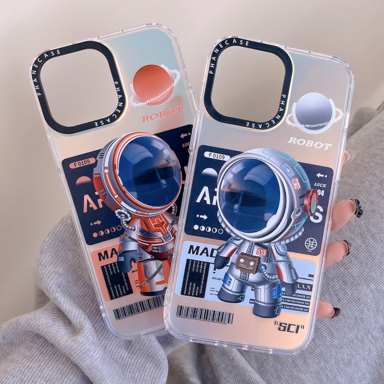 For iPhone 14 Pro Mechanical Astronaut Pattern TPU Phone Case(Orange) - free shipping - PMC TechLife - Order now!