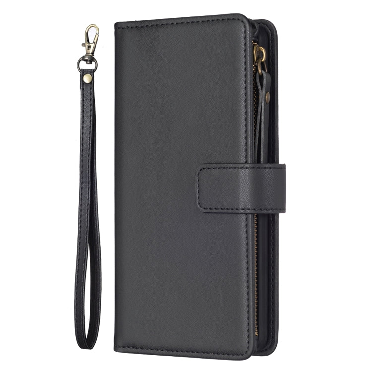 For iPhone 11 9 Card Slots Zipper Wallet Leather Flip Phone Case(Black) - free shipping - PMC TechLife - Order now!