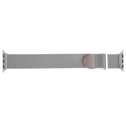 For Apple Watch 8 41mm Milanese Metal Magnetic Watch Band(Silver) - Watch Bands by PMC Jewellery | Online Shopping South Africa | PMC Jewellery