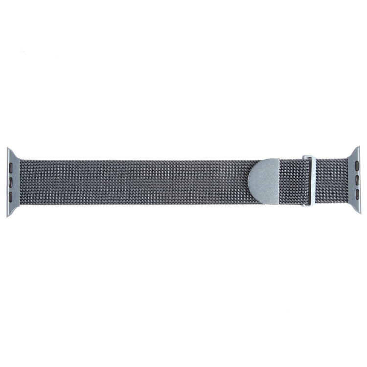 For Apple Watch 8 45mm Milanese Metal Magnetic Watch Band(Space Grey) - Watch Bands by PMC Jewellery | Online Shopping South Africa | PMC Jewellery