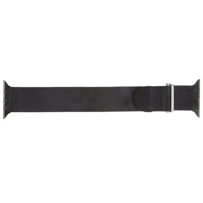 For Apple Watch SE 40mm Milanese Metal Magnetic Watch Band(Black) - Watch Bands by PMC Jewellery | Online Shopping South Africa | PMC Jewellery