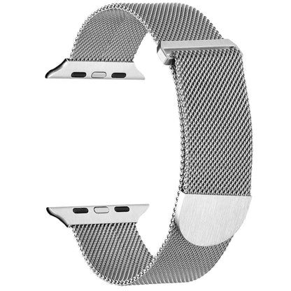 For Apple Watch SE 44mm Milanese Metal Magnetic Watch Band(Silver) - Watch Bands by PMC Jewellery | Online Shopping South Africa | PMC Jewellery