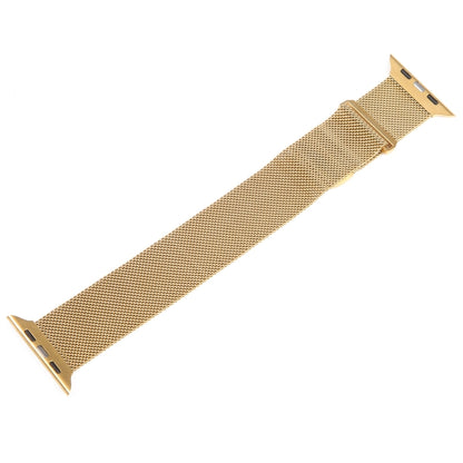 For Apple Watch SE 44mm Milanese Metal Magnetic Watch Band(Gold) - Watch Bands by PMC Jewellery | Online Shopping South Africa | PMC Jewellery