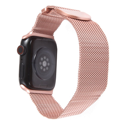 For Apple Watch 6 40mm Milanese Metal Magnetic Watch Band(Pink) - Watch Bands by PMC Jewellery | Online Shopping South Africa | PMC Jewellery