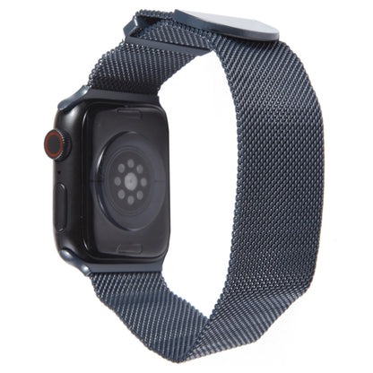 For Apple Watch 3 38mm Milanese Metal Magnetic Watch Band(Midnight Blue) - Watch Bands by PMC Jewellery | Online Shopping South Africa | PMC Jewellery