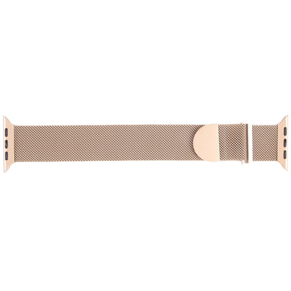 For Apple Watch 42mm Milanese Metal Magnetic Watch Band(Retro Gold) - Watch Bands by PMC Jewellery | Online Shopping South Africa | PMC Jewellery