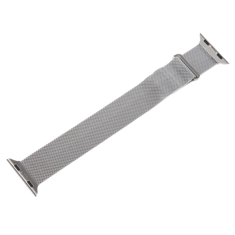 For Apple Watch 38mm Milanese Metal Magnetic Watch Band(Silver) - Watch Bands by PMC TechLife | Online Shopping South Africa | PMC TechLife