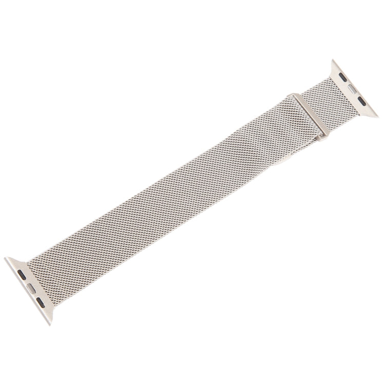 For Apple Watch 38mm Milanese Metal Magnetic Watch Band(Starlight) - Watch Bands by PMC TechLife | Online Shopping South Africa | PMC TechLife