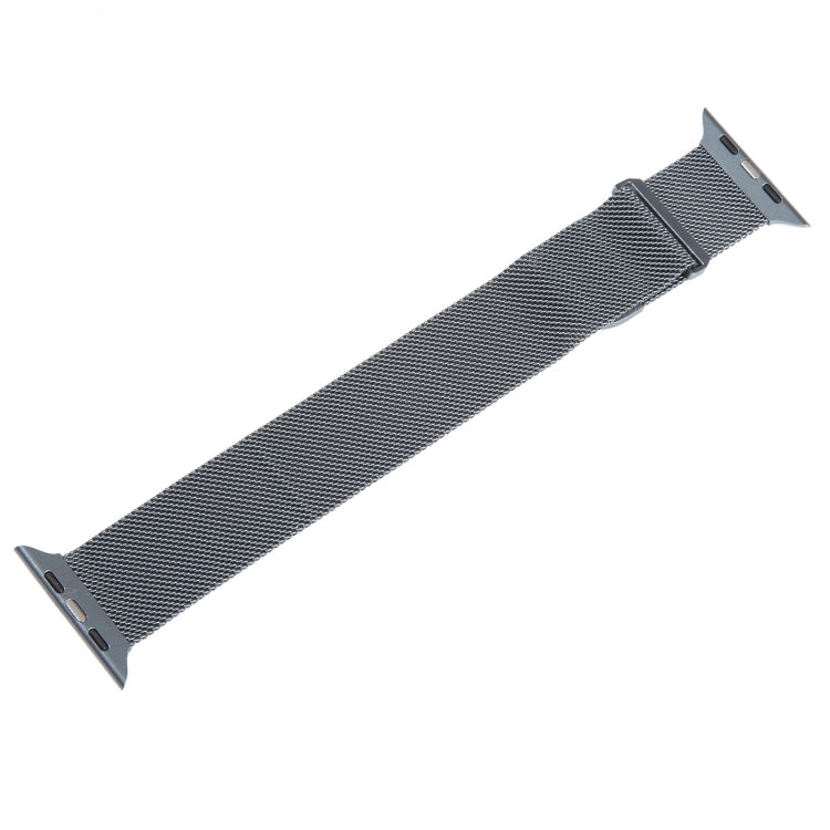 For Apple Watch 9 45mm Milanese Metal Magnetic Watch Band(Space Grey) - Watch Bands by PMC TechLife | Online Shopping South Africa | PMC TechLife