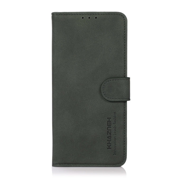 For iPhone 15 Plus KHAZNEH Matte Texture Leather Phone Case(Green) - free shipping - PMC TechLife - Order now!