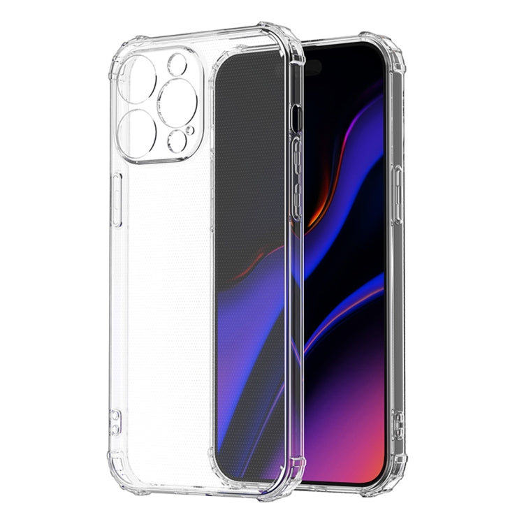 For iPhone 15 Pro Four-Corner Shockproof Clear TPU Phone Case(Transparent) - iPhone 15 Pro Cases by PMC Jewellery | Online Shopping South Africa | PMC Jewellery