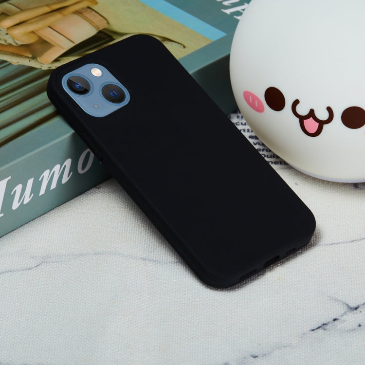 For iPhone 15 Solid Color Silicone Phone Case(Black) - iPhone 15 Cases by PMC TechLife | Online Shopping South Africa | PMC TechLife