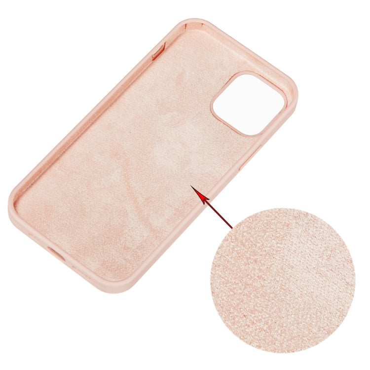 For iPhone 15 Plus Solid Color Silicone Phone Case(Sand Pink) - iPhone 15 Plus Cases by PMC TechLife | Online Shopping South Africa | PMC TechLife