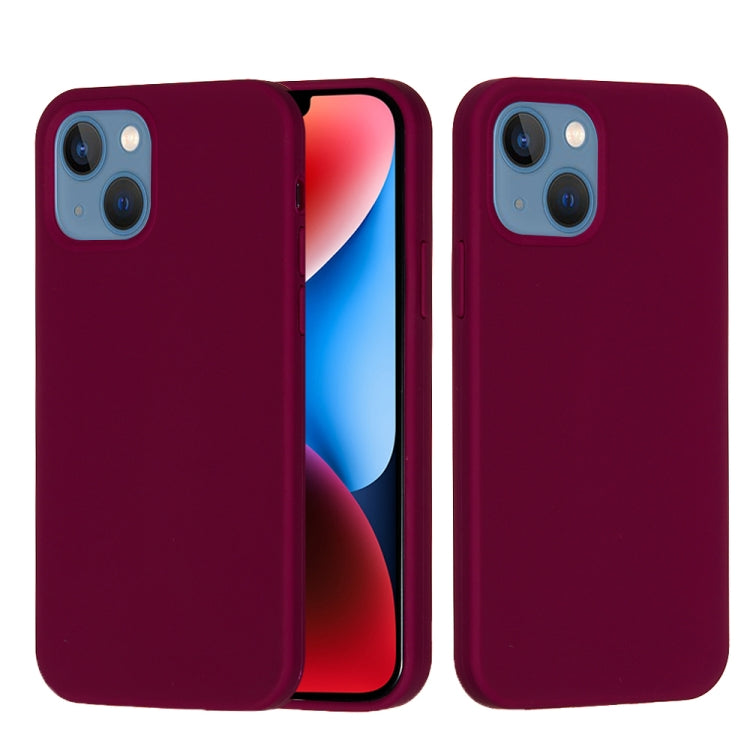 For iPhone 15 Plus Solid Color Silicone Phone Case(Violet) - iPhone 15 Plus Cases by PMC TechLife | Online Shopping South Africa | PMC TechLife