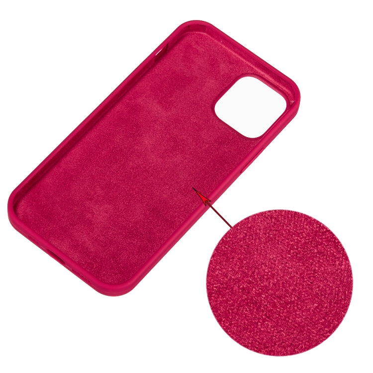For iPhone 15 Pro Max Solid Color Silicone Phone Case(Rose Red) - iPhone 15 Pro Max Cases by PMC TechLife | Online Shopping South Africa | PMC TechLife
