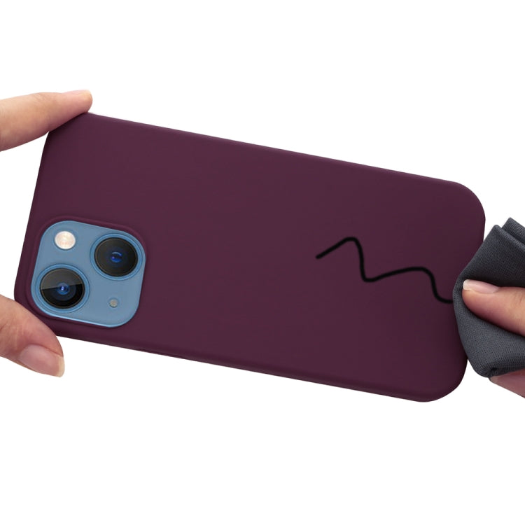 For iPhone 15 Shockproof Silicone Magsafe Phone Case(Plum Color) - iPhone 15 Cases by PMC Jewellery | Online Shopping South Africa | PMC Jewellery