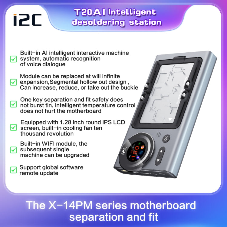 i2C T20 Heating Platform Module For iPhone X / 11 Series - Repair Platform by i2C | Online Shopping South Africa | PMC TechLife | Buy Now Pay Later Mobicred