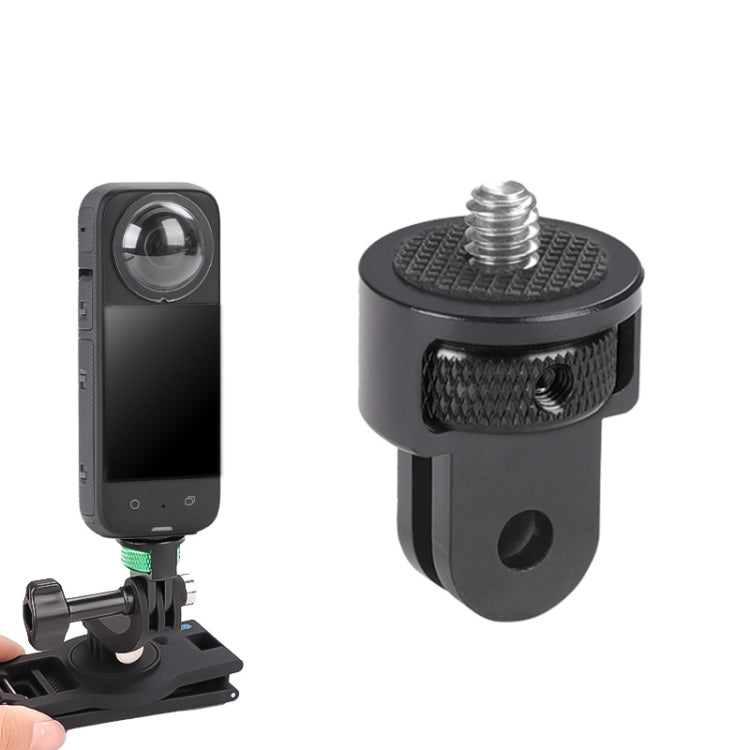 1/4 inch Screw Adjustable Metal Action Camera Adapter(Black) - Connection Mount by PMC Jewellery | Online Shopping South Africa | PMC Jewellery