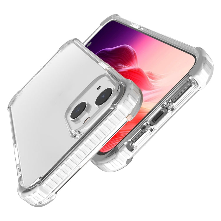 For iPhone 15 Plus Four-corner Shockproof TPU + Acrylic Phone Case(Transparent) - iPhone 15 Plus Cases by PMC Jewellery | Online Shopping South Africa | PMC Jewellery