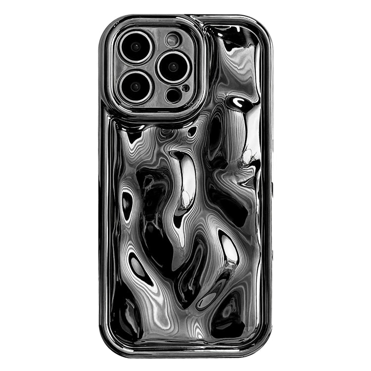 For iPhone 14 Pro Max Electroplating Meteorite Texture TPU Phone Case(Black) - free shipping - PMC TechLife - Order now!