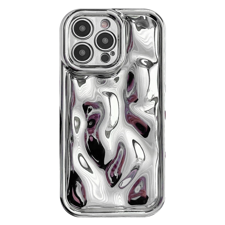For iPhone 13 Pro Max Electroplating Meteorite Texture TPU Phone Case(Silver) - free shipping - PMC TechLife - Order now!