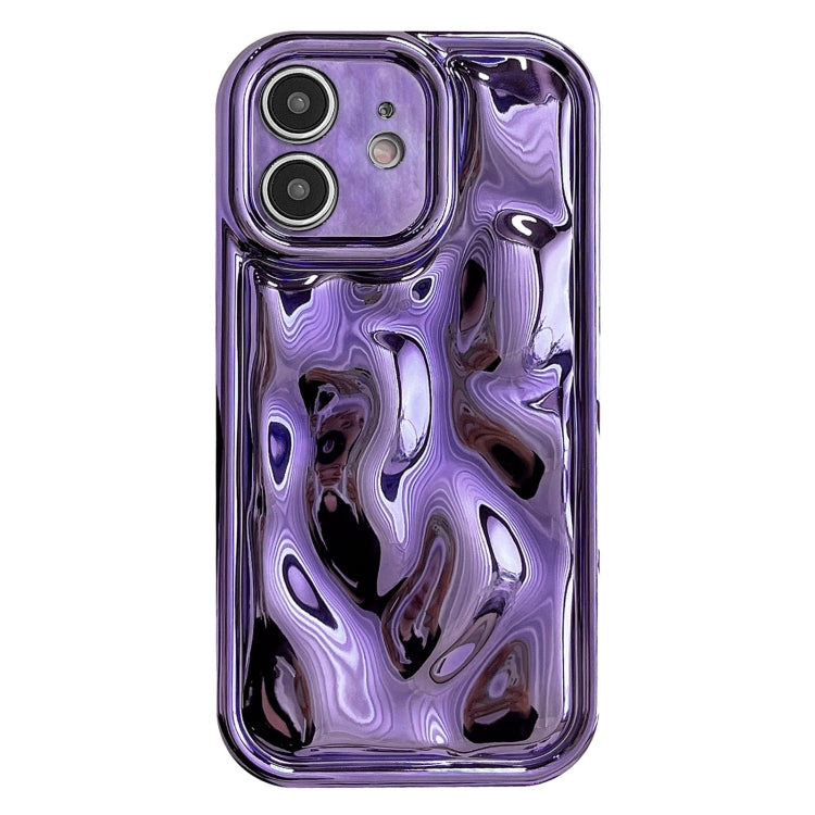 For iPhone 11 Electroplating Meteorite Texture TPU Phone Case(Purple) - free shipping - PMC TechLife - Order now!