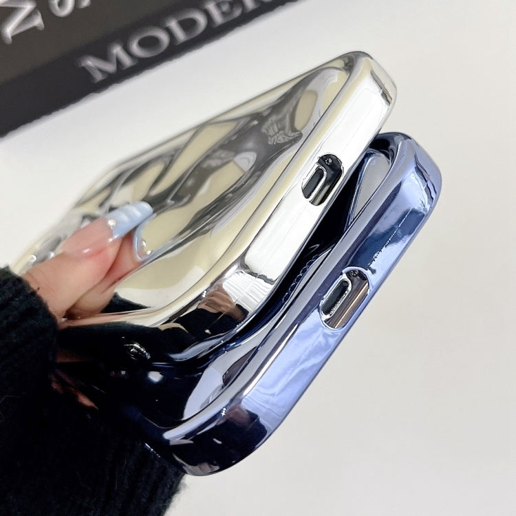 For iPhone 13 Pro Electroplating Meteorite Texture TPU Phone Case(Blue) - free shipping - PMC TechLife - Order now!