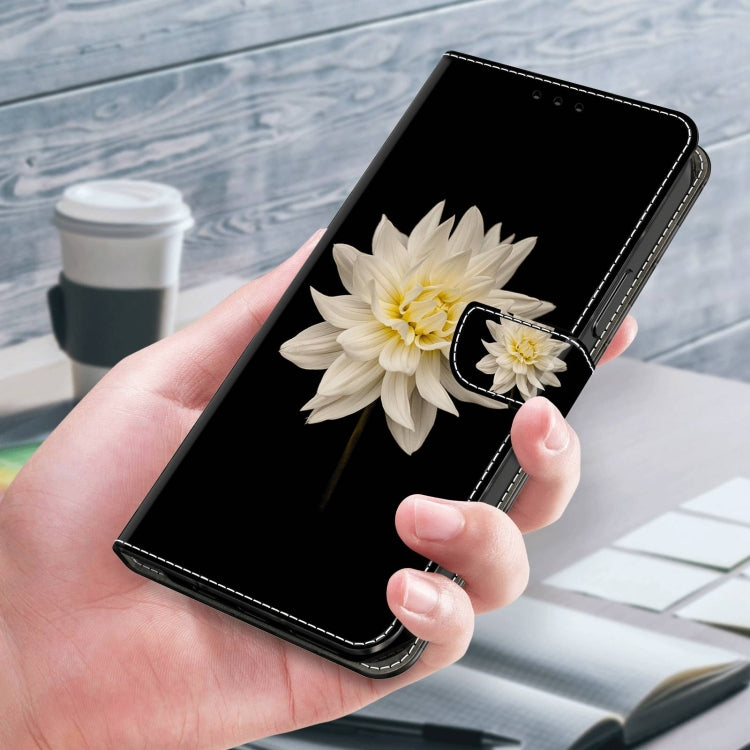For Xiaomi Redmi 9C Crystal 3D Shockproof Protective Leather Phone Case(White Flower) - free shipping - PMC TechLife - Order now!
