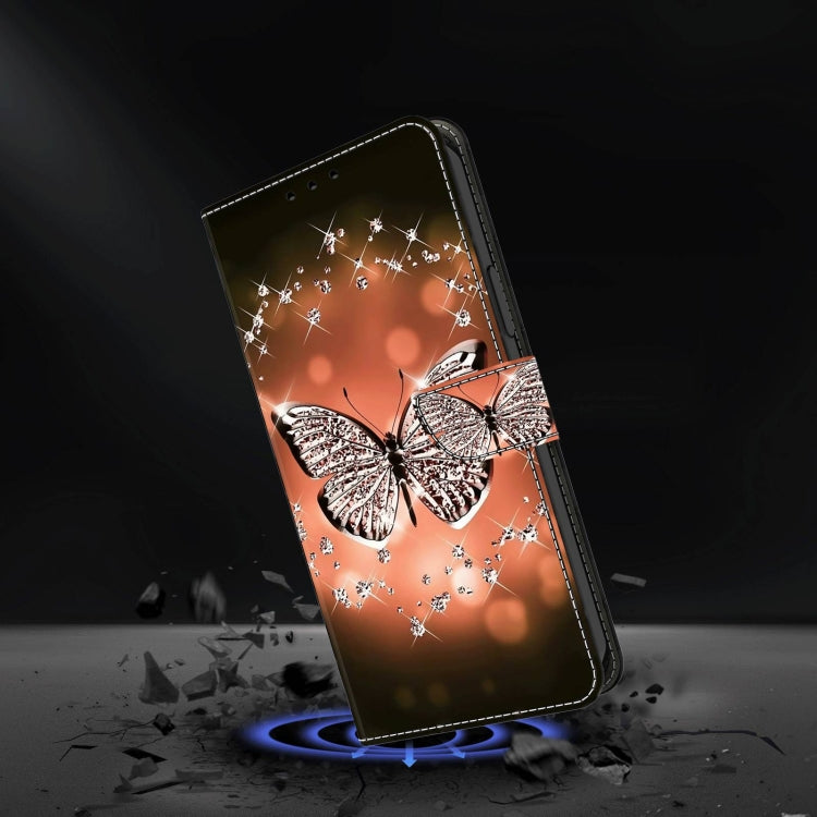 For Xiaomi Redmi 9T Crystal 3D Shockproof Protective Leather Phone Case(Crystal Butterfly) - Xiaomi Cases by PMC Jewellery | Online Shopping South Africa | PMC Jewellery