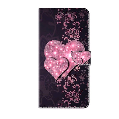 For Xiaomi Redmi 10 Crystal 3D Shockproof Protective Leather Phone Case(Lace Love) - Xiaomi Cases by PMC Jewellery | Online Shopping South Africa | PMC Jewellery