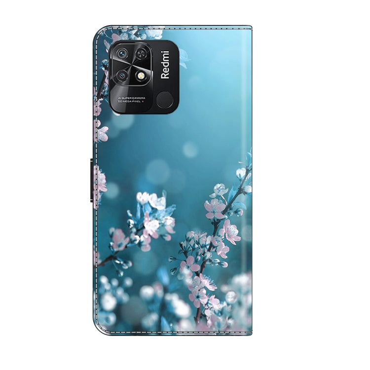 For Xiaomi Redmi 10C Crystal 3D Shockproof Protective Leather Phone Case(Plum Flower) - free shipping - PMC TechLife - Order now!