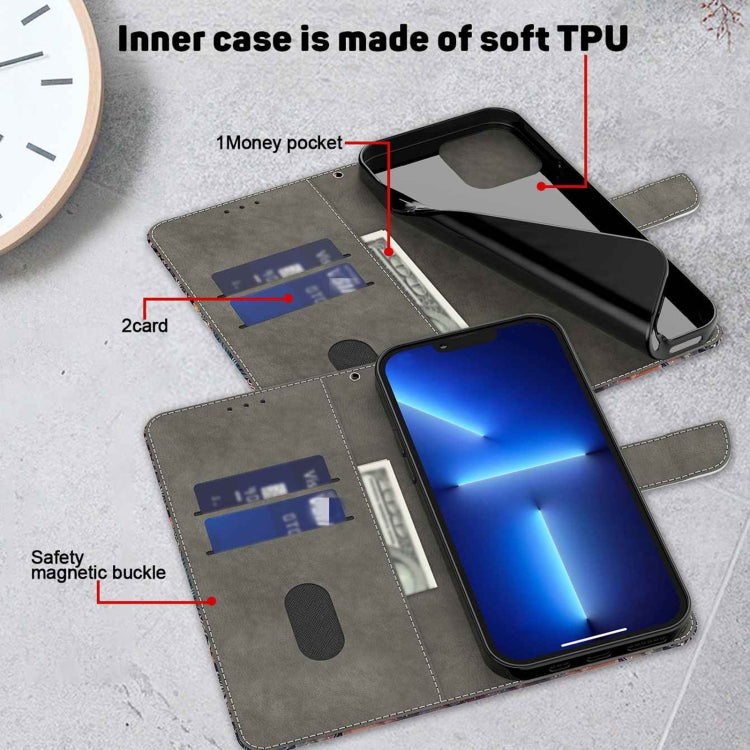 For Xiaomi Redmi Note 8 Crystal 3D Shockproof Protective Leather Phone Case(Two Branches) - free shipping - PMC TechLife - Order now!