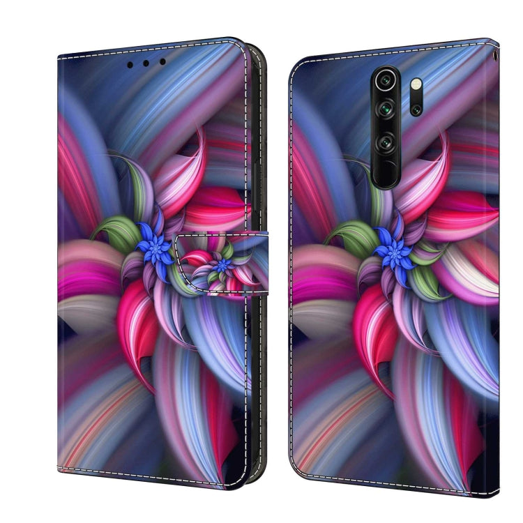 For Xiaomi Redmi Note 8 Pro Crystal 3D Shockproof Protective Leather Phone Case(Colorful Flower) - free shipping - PMC TechLife - Order now!