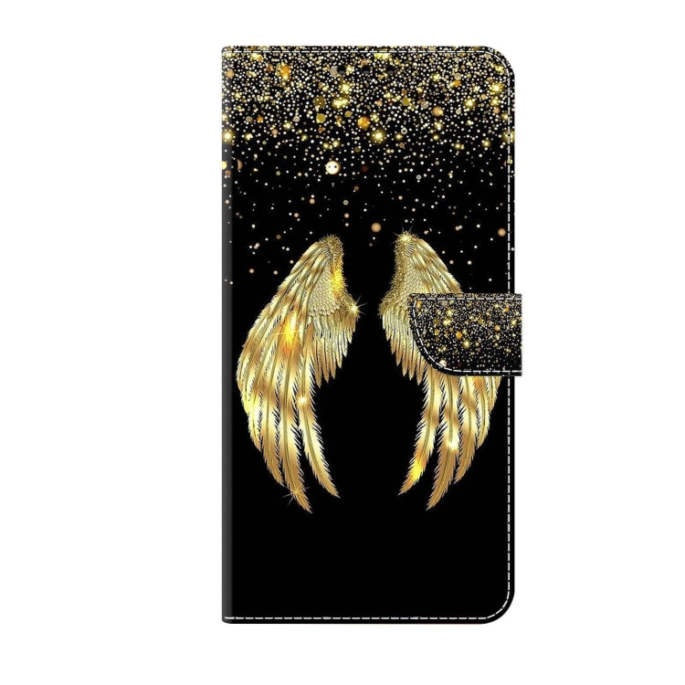 For Xiaomi Redmi Note 10 5G Crystal 3D Shockproof Protective Leather Phone Case(Golden Wings) - free shipping - PMC TechLife - Order now!