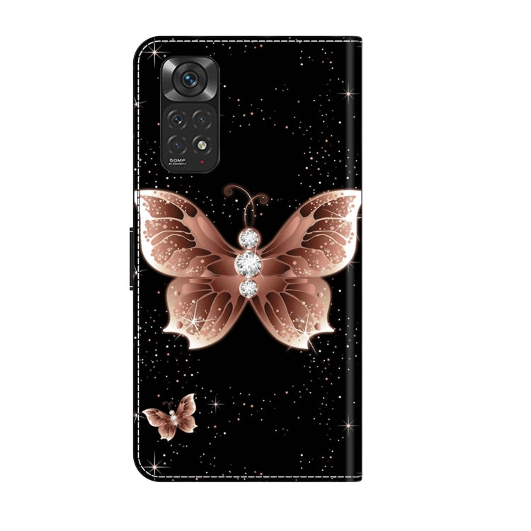 For Xiaomi Redmi Note 11 Global Crystal 3D Shockproof Protective Leather Phone Case(Pink Diamond Butterfly) - free shipping - PMC TechLife - Order now!