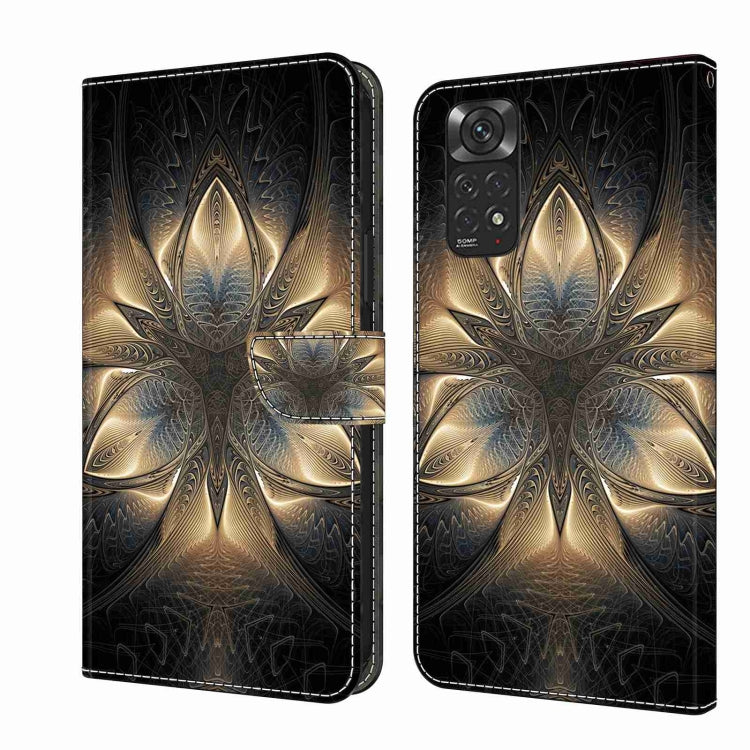 For Xiaomi Redmi Note 11 Global Crystal 3D Shockproof Protective Leather Phone Case(Luminous Building) - free shipping - PMC TechLife - Order now!