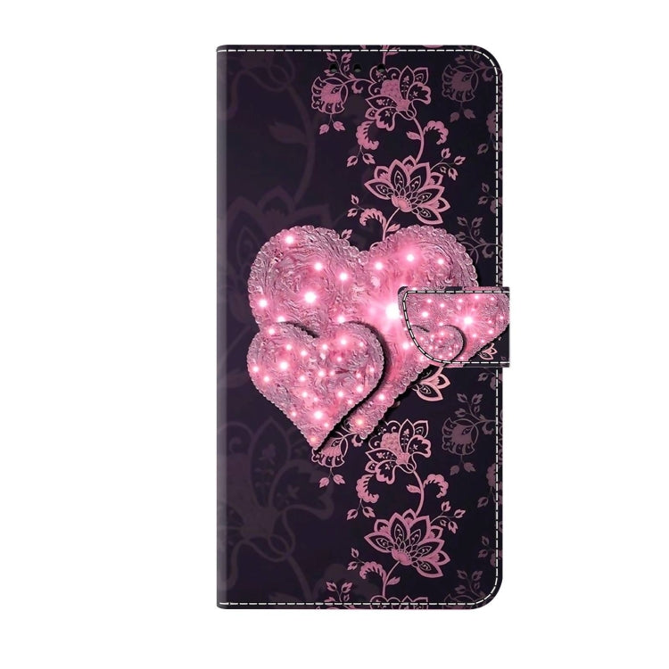 For Xiaomi Redmi Note 12 4G Crystal 3D Shockproof Protective Leather Phone Case(Lace Love) - free shipping - PMC TechLife - Order now!