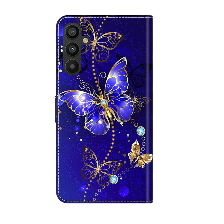 For Samsung Galaxy A34 5G Crystal 3D Shockproof Protective Leather Phone Case(Diamond Butterfly) - free shipping - PMC TechLife - Order now!