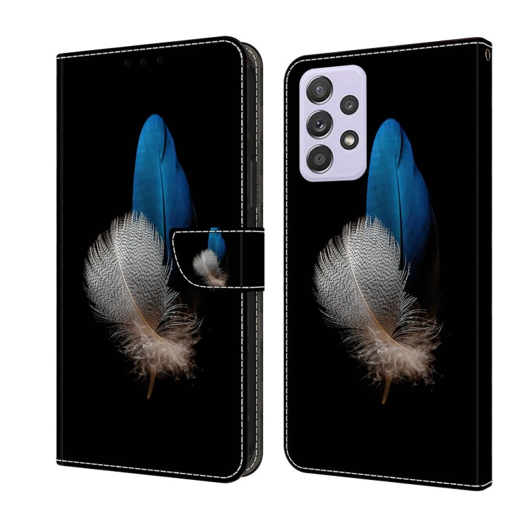 For Samsung Galaxy A52 / A52s 5G Crystal 3D Shockproof Protective Leather Phone Case(Two Branches) - free shipping - PMC TechLife - Order now!