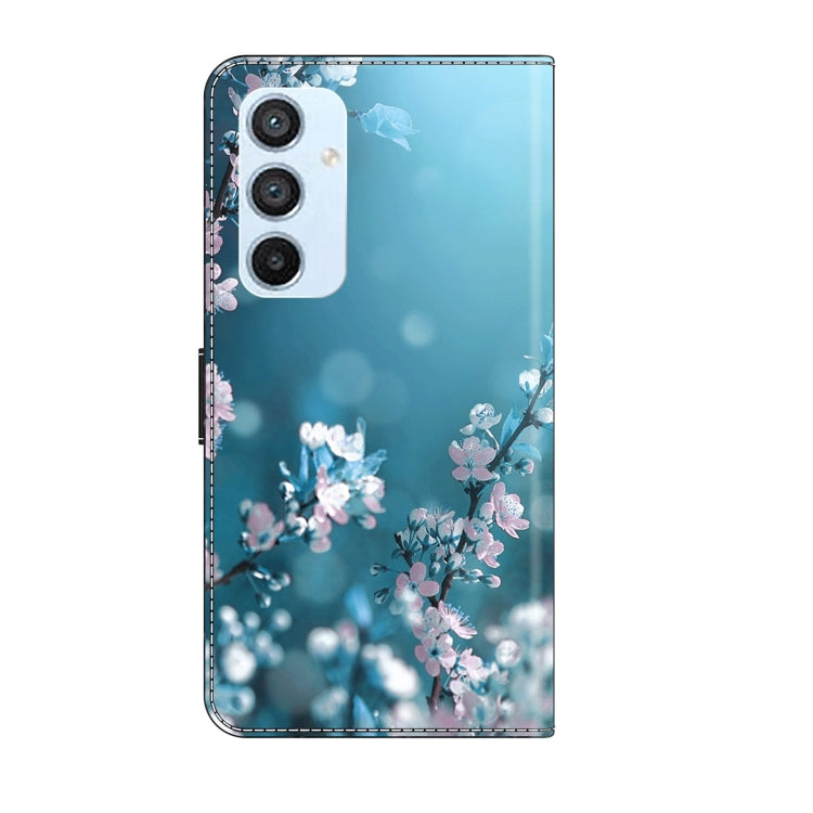 For Samsung Galaxy A54 5G Crystal 3D Shockproof Protective Leather Phone Case(Plum Flower) - free shipping - PMC TechLife - Order now!