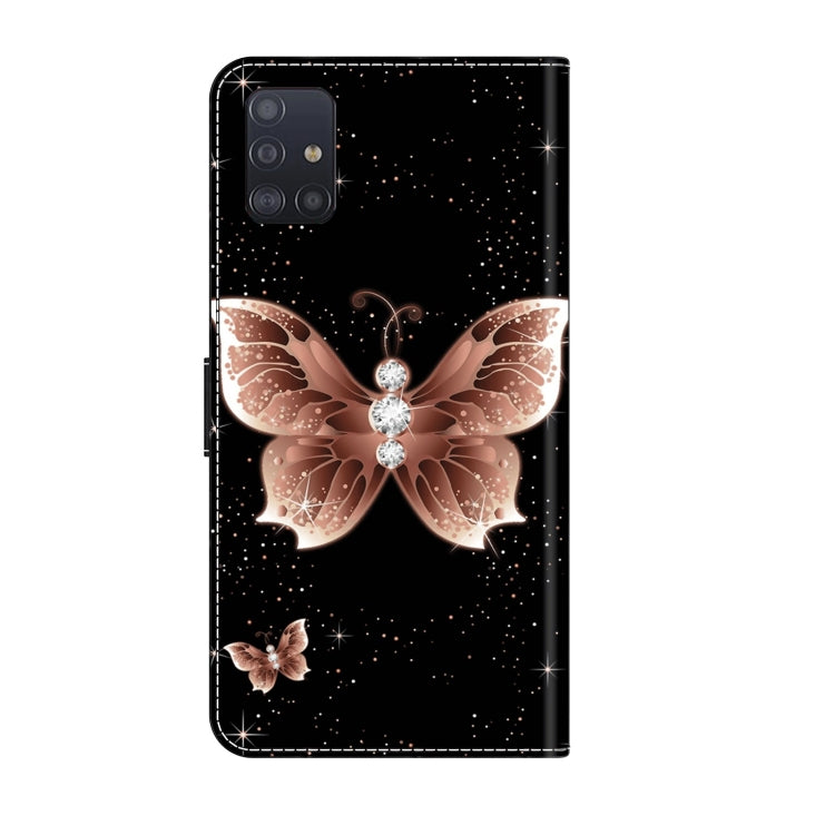 For Samsung Galaxy A71 4G Crystal 3D Shockproof Protective Leather Phone Case(Pink Diamond Butterfly) - free shipping - PMC TechLife - Order now!