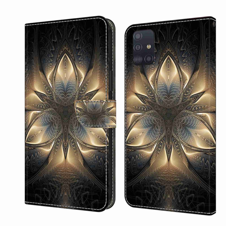 For Samsung Galaxy A71 4G Crystal 3D Shockproof Protective Leather Phone Case(Luminous Building) - free shipping - PMC TechLife - Order now!